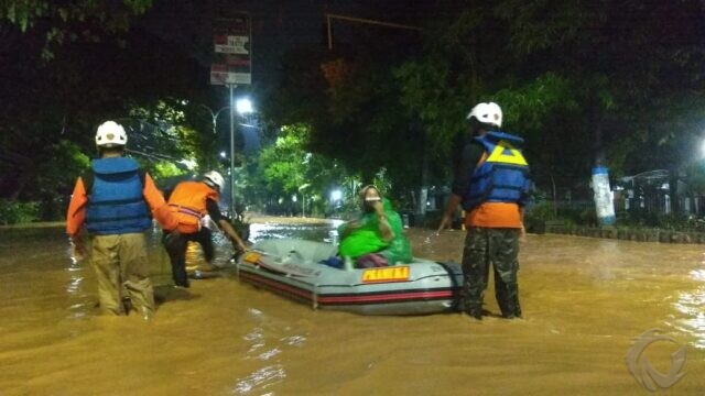 Selain Longsor, Banjir Juga Terjang 10 Desa di Nganjuk