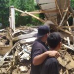 Tiga Rumah Hancur Diterjang Banjir Bandang di Jombang