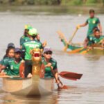 Brantas Banyak Sampah dan Deras, Persiapan PON 2021 Atlet Dayung Mojokerto Pindah ke Sungai Ngotok