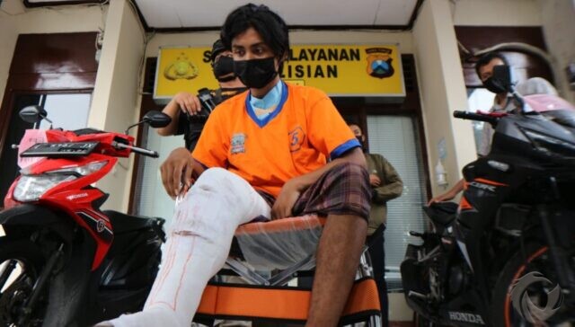 Gagal Curi Honda CBR 150 di Surabaya, Satu Bandit Ditembak Dua Kabur
