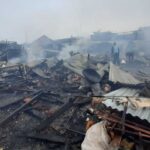 Ratusan Kios dan Lapak di Pasar Campurdarat Tulungagung Terbakar