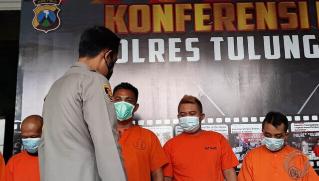 Polisi Gulung Komplotan Pemerasan Bermodus Open BO ‘Esek-esek’ di Tulungagung