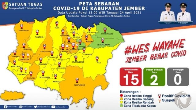 12 Warga Binaan dan Satu Petugas Lapas Jember Dikabarkan Positif Covid-19