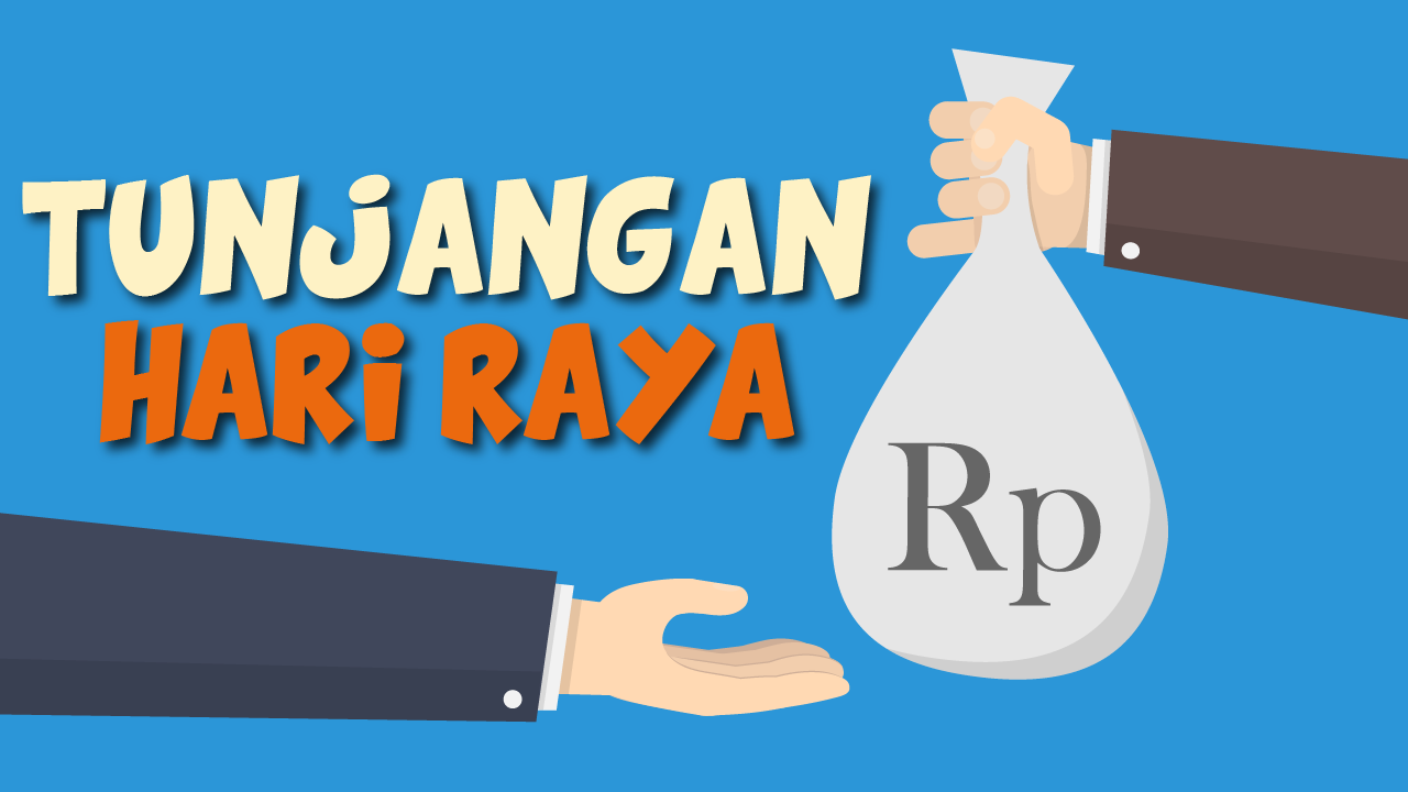 ilustrasi infografis Cara Hitung Tunjangan Hari Raya