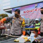 Ratusan Knalpot ‘Brong’ Hasil Razia Ramadan di Jombang Dihancurkan