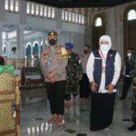 Gubernur Jatim Cek Kesiapan Prokes Masjid Al-Akbar Surabaya untuk Salat Idul Fitri