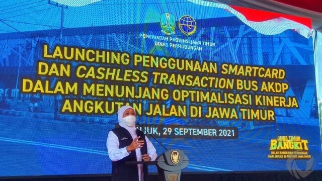 Pertama di Indonesia, Terminal Anjuk Ladang Nganjuk Terapkan SmartCard dan Cashless Transaction