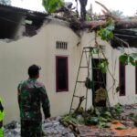 Pohon Tumbang Akibat Angin Kencang Timpa Rumah Warga di Blitar