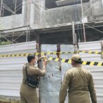 Tak Kantongi IMB, Pembangunan Ruko di Mojokerto Dihentikan Satpol PP