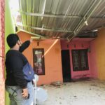 Angin Kencang Rusak Puluhan Rumah Warga di Mojokerto, Dua Orang Terluka