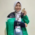 Sempat Alami Cedera, Altlet Jujitsu Kota Kediri Raih Medali Emas PON XX Papua 2021