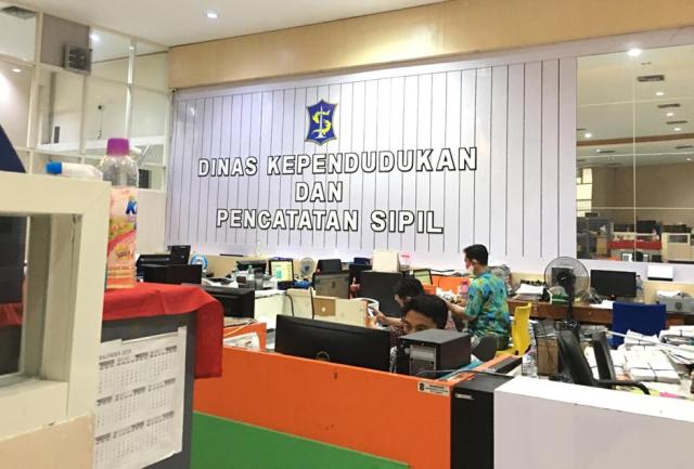 Kantor Dispendukcapil Kota Surabaya di Siola
