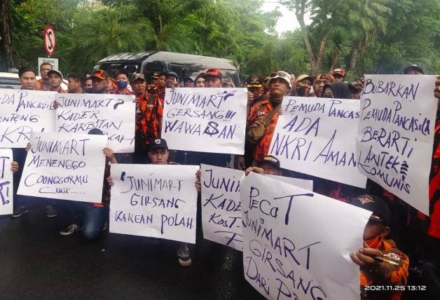 Dituding Biang Keributan oleh Junimart Girsang, Pemuda Pancasila Surabaya Marah!