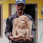 Ekskavasi Situs Pandegong di Mojowarno Jombang, Tim Temukan 2 Arca Kuno