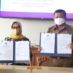 Bupati Jombang Tandatangani MoU E-Office Dan E-Sakip Desa dengan Bupati Sumedang