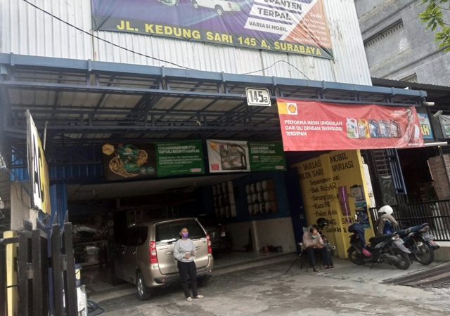 Bengkel Variasi dan Bekleed Delta Sari, Jalan Kedungsari Nomor 145 A, Surabaya