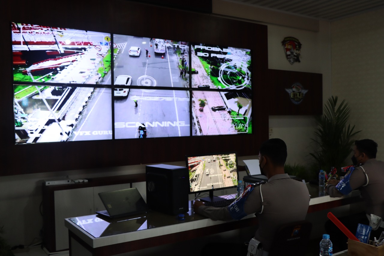 Polres Kota Blitar Resmi Pasang CCTV Pelangar Lalu Lintas di Tiga Titik