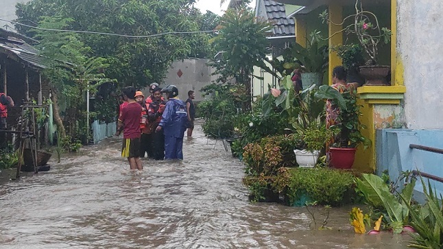 Banjir di Jember Juga Terjang Perumahan, Berdampak kepada 55 KK, Ratusan Rumah Terendam