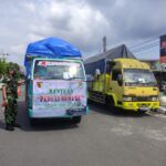 Kodim Blitar Kirim 9 Kendaraan Penuh Bantuan ke Korban Erupsi Semeru