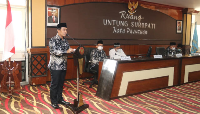 Wawali Kota Pasuruan Berangkatkan Kafilah MTQ Provinsi Jatim di Pamekasan, Begini Pesannya