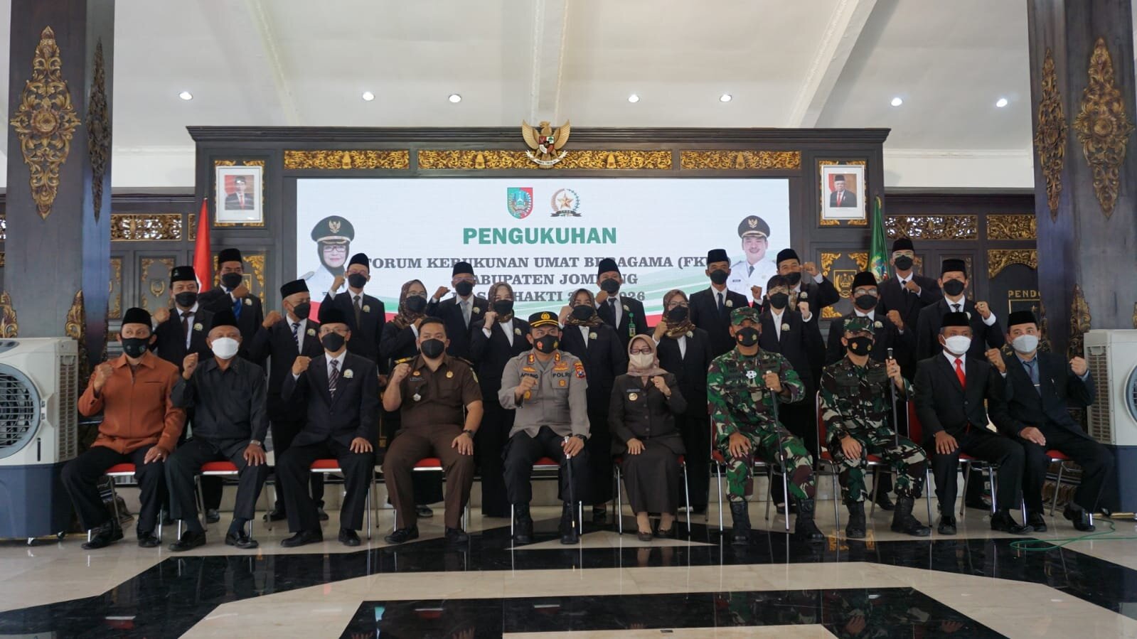Bupati Jombang Kukuhkan Pengurus FKUB Masa Bhakti 2021–2026
