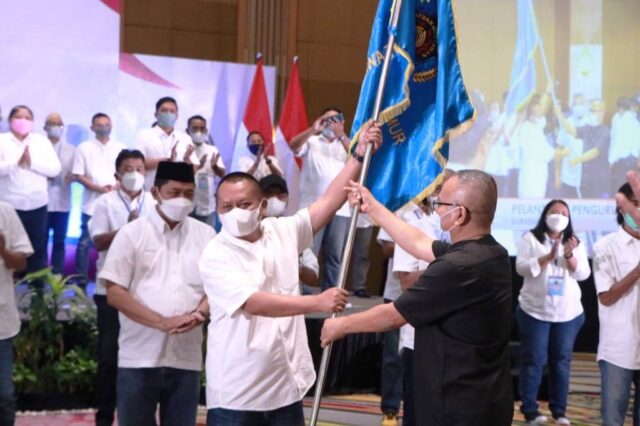 Pelantikan Pengurus PWI Jatim Disaksikan Gubernur Khofifah Indar Parawansa