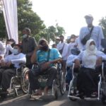 Ratusan Penyandang Disabilitas Lamongan, Pamerkan Karyanya di Alun-alun