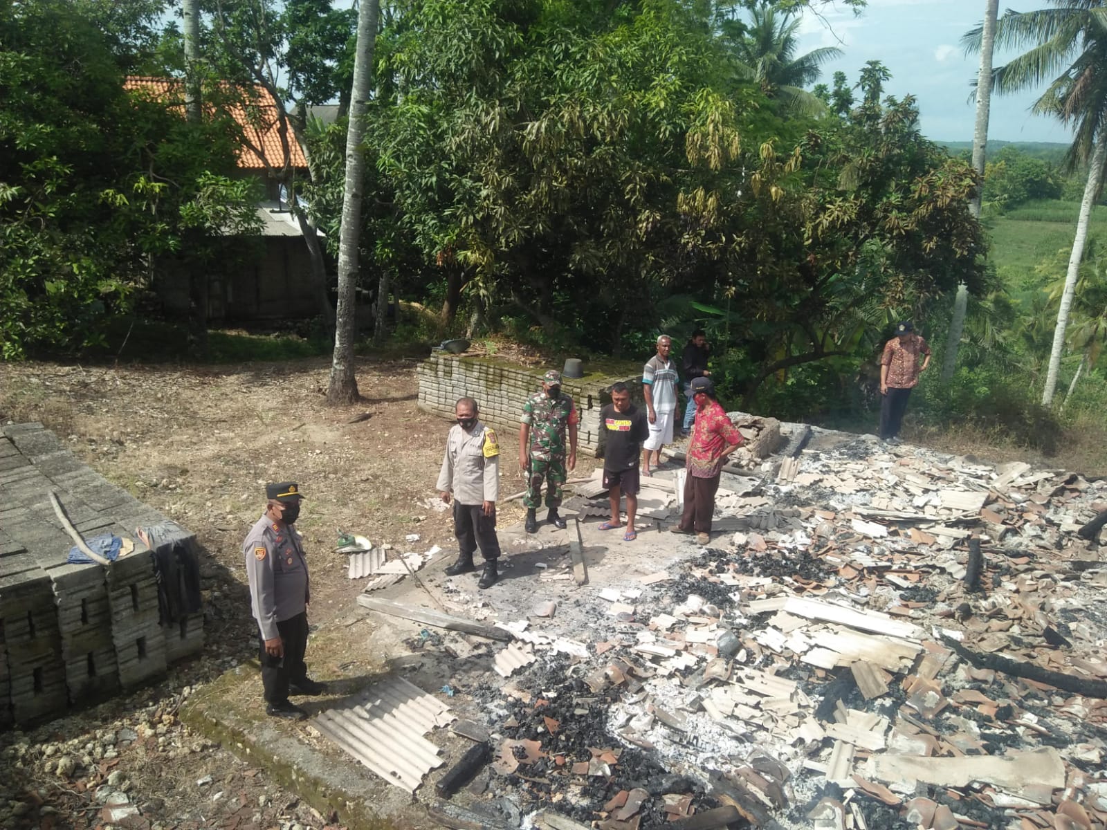 Rumah Warga Blitar Ludes Terbakar, Lupa Matikan Tungku