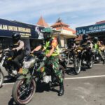 Antisipasi Omicron di Mojokerto, Personel Gabungan Patroli Pakai Motor Penegakan Prokes  