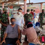 Sinergi Bersama TNI, Ratusan Warga Binaan Lapas Kelas I Surabaya Vaksinasi Booster