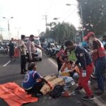 Diduga Korban Tabrak Lari, Pemotor Meregang Nyawa di Jalan Trowulan Mojokerto