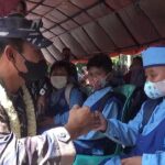 Pangkoarmada II Dukung Vaksinasi Covid-19 bagi Ribuan Pelajar di Nganjuk