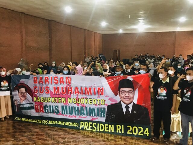 Relawan Bagus Mojokerto Deklarasi Muhaimin Iskandar Maju Pilpres 2024 
