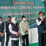 Gubernur Jatim Gelar Operasi Pasar Minyak Goreng Murah di Lamongan