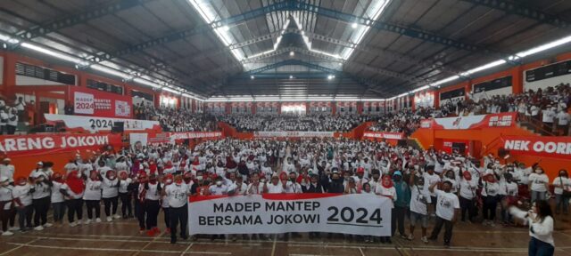 Relawan Se-Banyumas Satu Komando Madep Mantep 2024 Bersama Jokowi