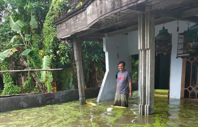 Permukiman Warga Ploso Jombang Terendam Air, Akibat Curah Hujan Tinggi