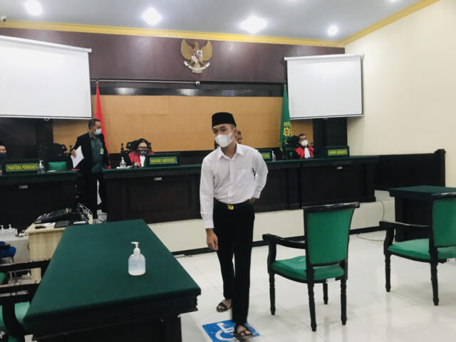 Hakim PN Mojokerto, Tolak Nota Pembelaan Pecatan Polisi Randy Bagus