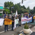 Puluhan Buruh di Jombang Gelar Aksi, Tuntut Cabut Aturan JHT