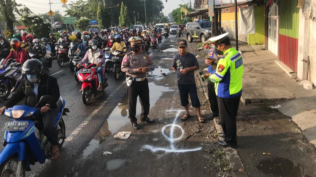 Pejalan Kaki Asal Bangkalan Tewas Tertabrak Motor di Sidoarjo