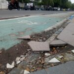 Pedestrian Jalan Wahid Hasyim Jombang Baru Diresmikan, Ubin Hancur Pohon Tak Tumbuh