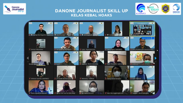 Danone Indonesia Berkolaborasi dengan Kemkominfo, Dewan Pers dan MAFINDO Gelar Kelas Kebal Hoaks untuk Jurnalis