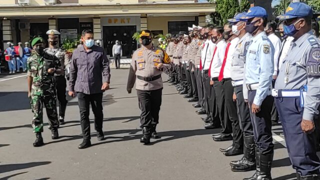 Polres Kediri Kota Imbau Pemudik Selalu Waspada dan Tertib Lalu Lintas