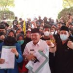 Plt Bupati Nganjuk Sepakat Aspirasi Mahasiswa saat Aksi Demonstrasi