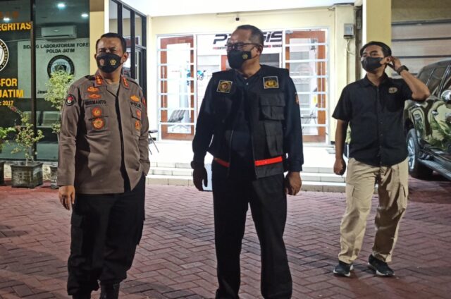 Tim Labfor Polda Jatim Belum Bisa Pastikan Penyebab Kebakaran TP 5 Surabaya