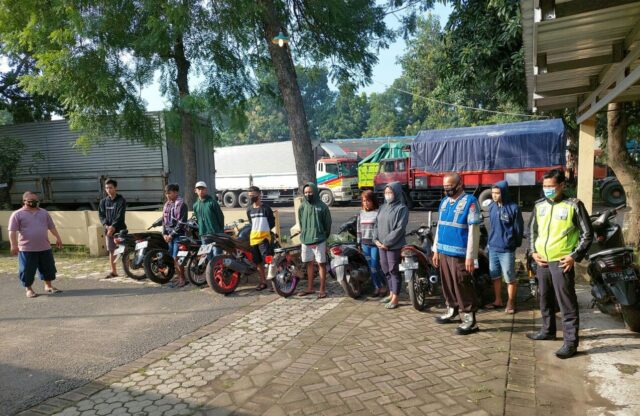 Balap Liar Usai Sahur di Bypass Jombang, 10 Remaja Diamankan Polisi