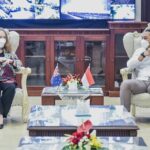 Wali Kota Surabaya Bertemu Konjen Australia Fiona Hoggart
