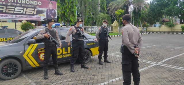 Samapta Polres Situbondo Tingkatkan Patroli dengan Senjata Lengkap ke Tempat-tempat Rawan