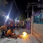 Pipa Gas PGN di Kota Mojokerto Bocor, Sempat Semburkan Api