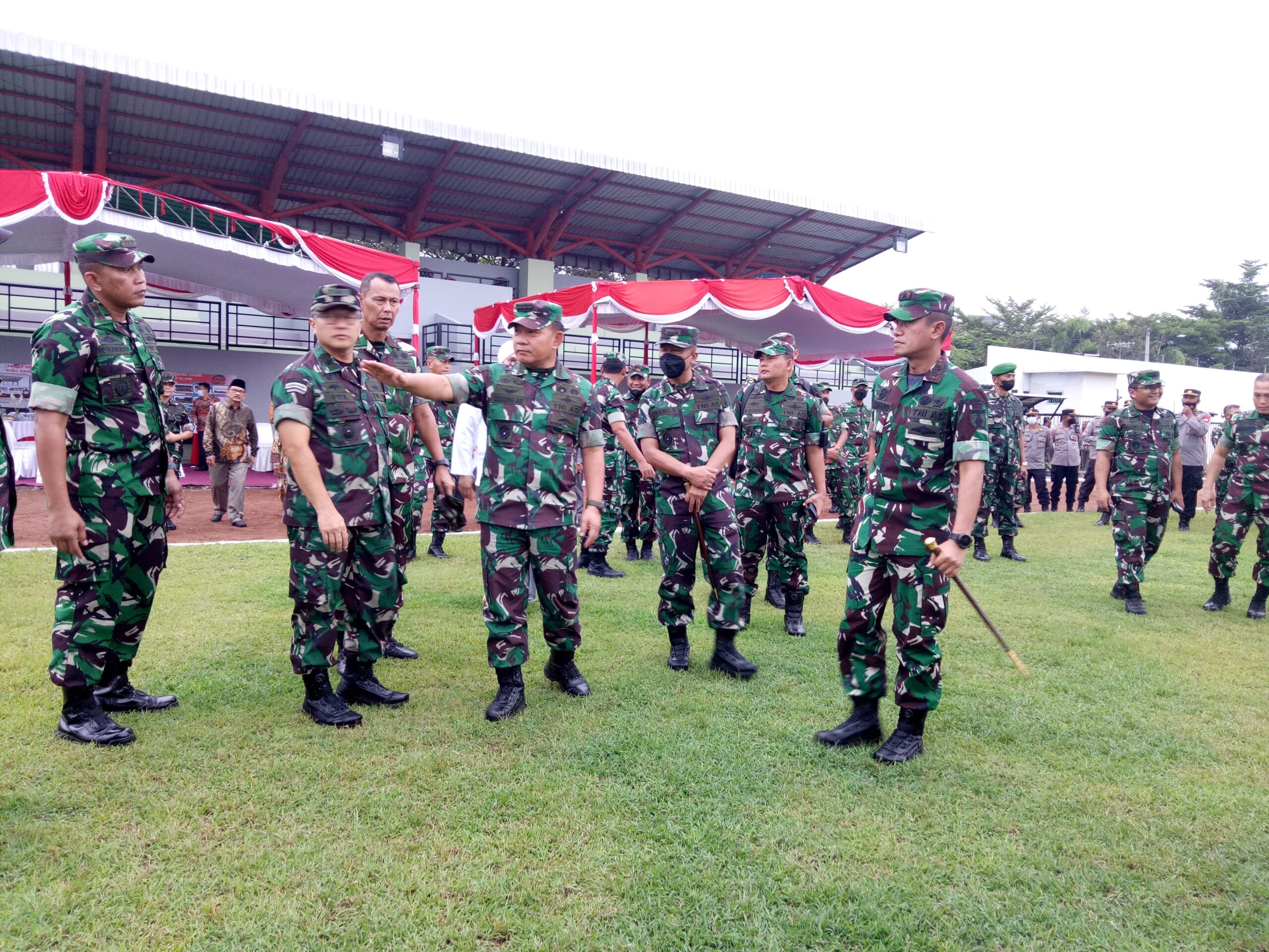 KSAD Cek Kesiapan Pembukaan Liga Santri TNI AD 2022 di Jombang