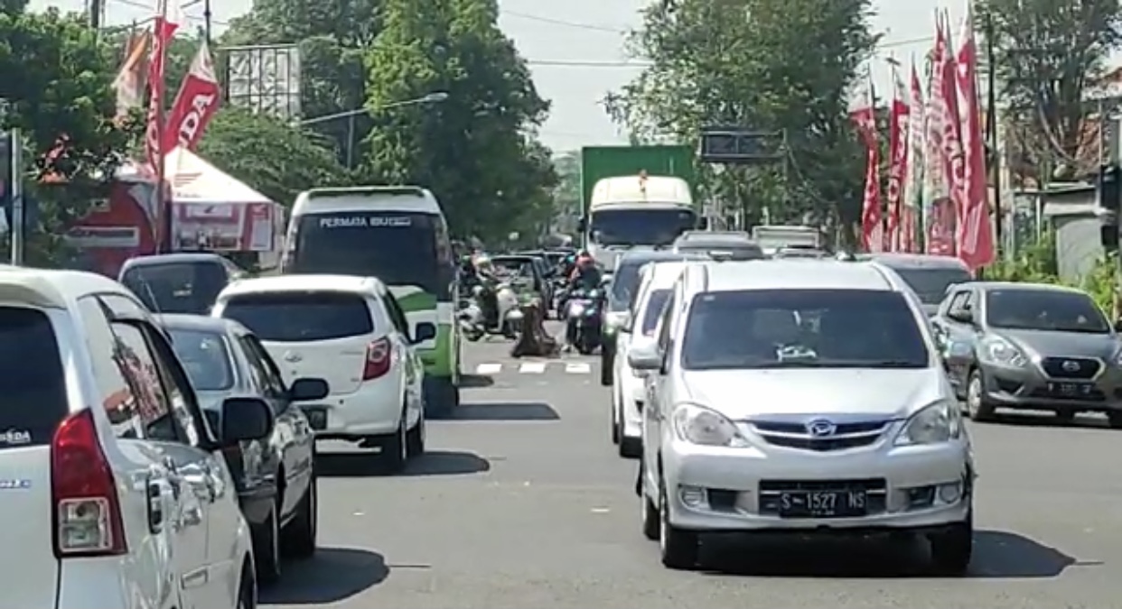 Arus Balik Lebaran, Volume Kendaraan di Jalu Bypass Mojokerto Meningkat